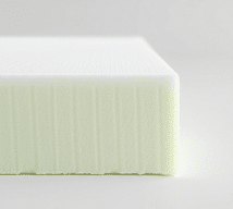 Close-up of a supportive foam cushion interior
