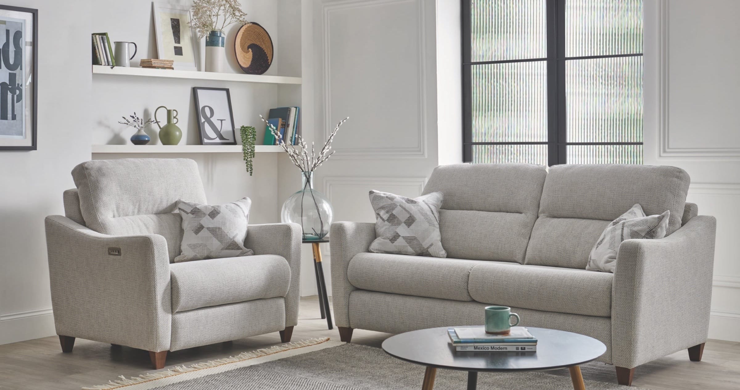 Newquay sofa and chair from the British Collection